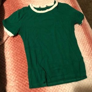 Green shirt